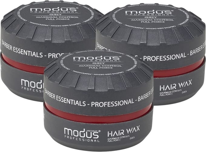 Modus - 3- pack Maximum Control Grey Shine Wax - 3X150ml
