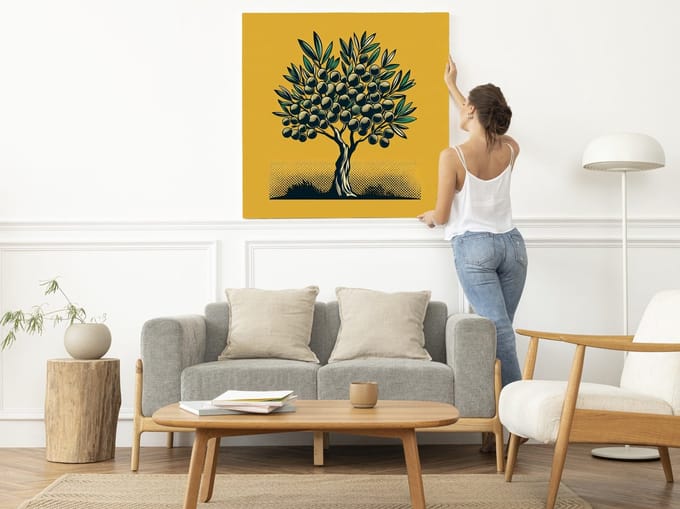Kunstprint | Wanddecoratie | Dibond | 40 × 40 cm