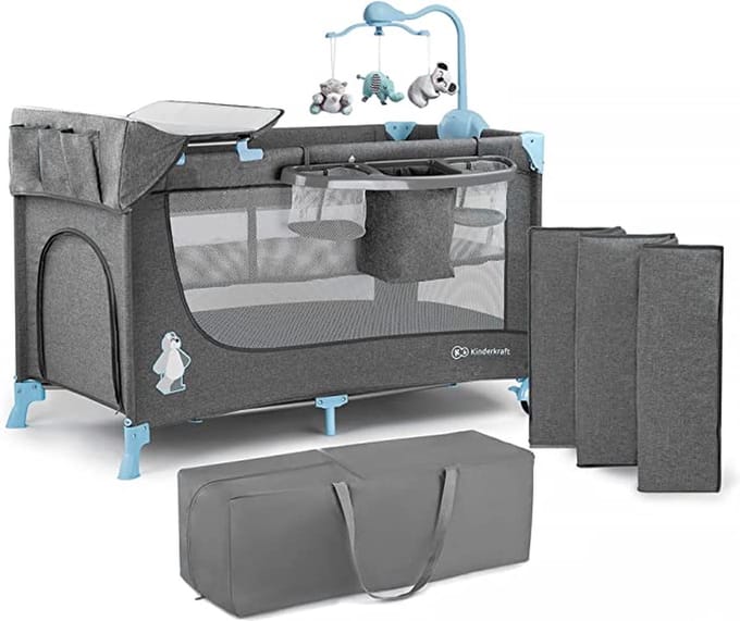 travel bed / inklapbaar campingbedje / Dream’n Play, campingbedje -babybedje - Functioneel en Veilig