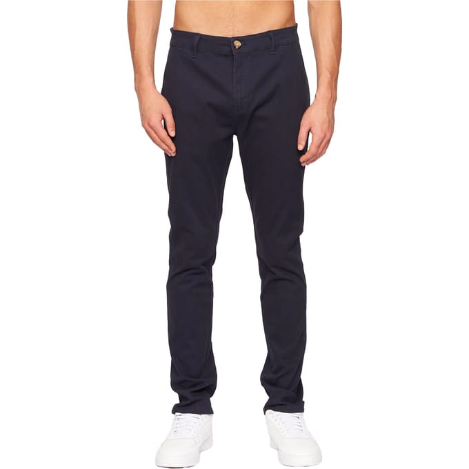 Crosshatch Heren Roysden Chinos (Marine)
