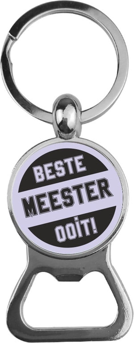 Bieropener Glas -  Beste Meester Ooit