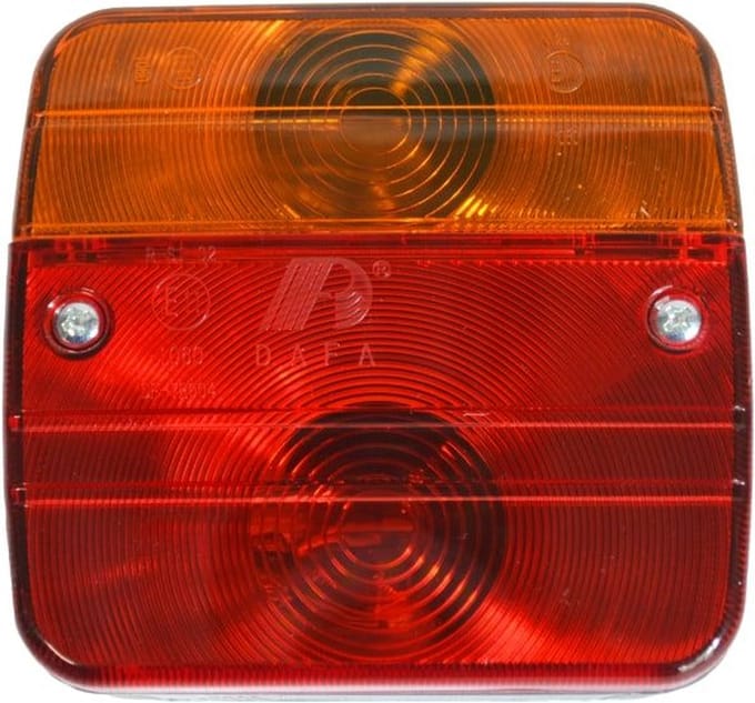 Achterlicht 100 x 95 mm - incl. lampjes