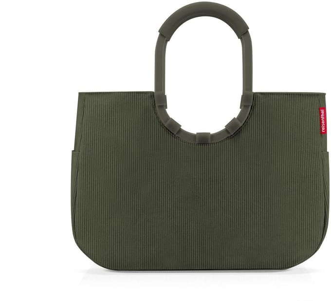 Reisenthel Loopshopper L Shopper Shopper - 25L - Cord Dark Macha Groen