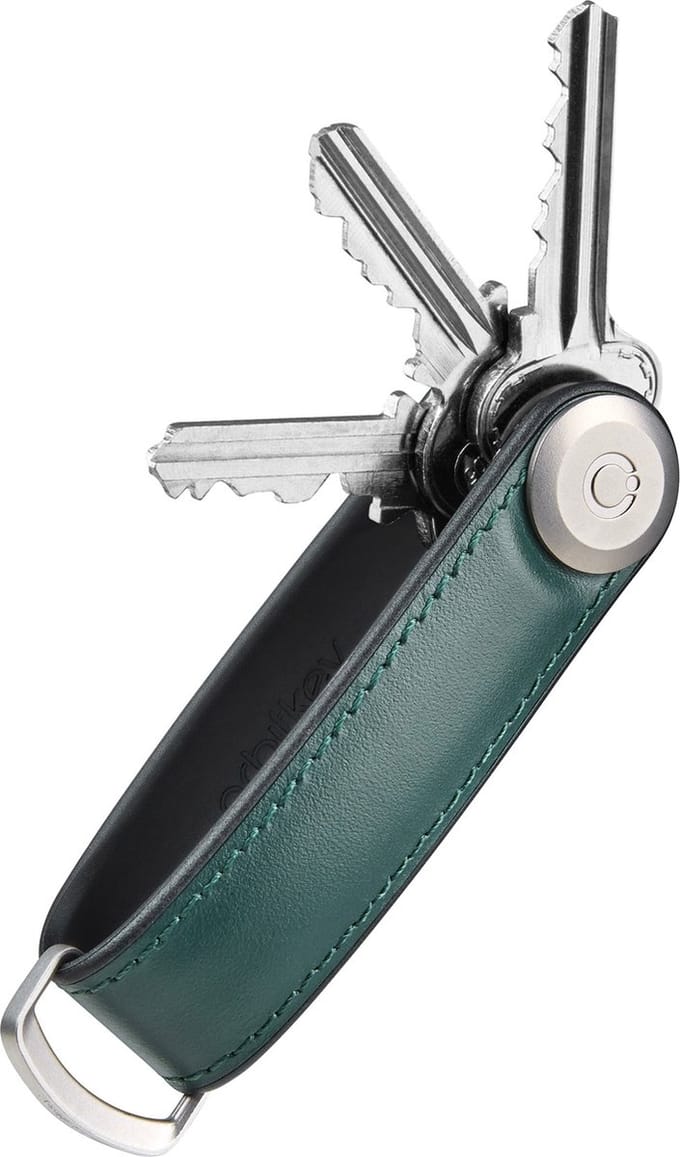 Orbitkey Hybrid Leather sleutelhanger pine green