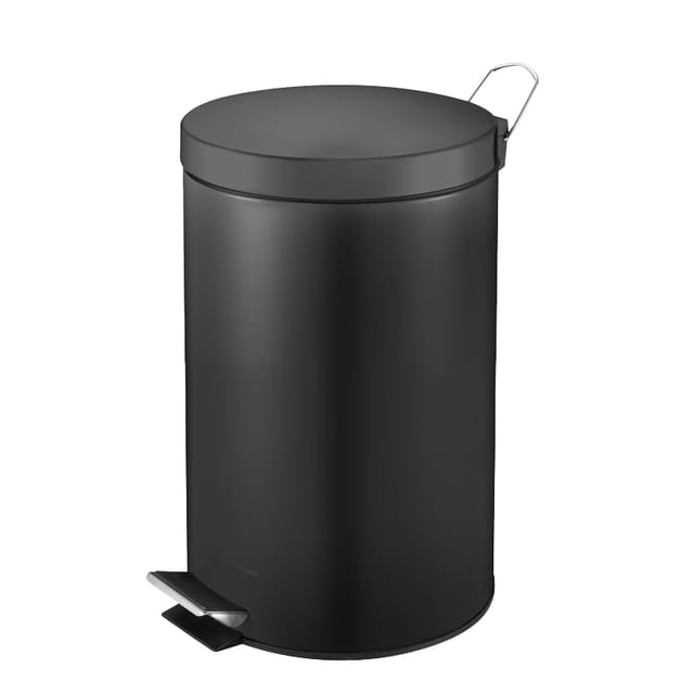 V-Part - Pedaalemmer 12 liter - Steel Plastic - zwart - Prullenbak