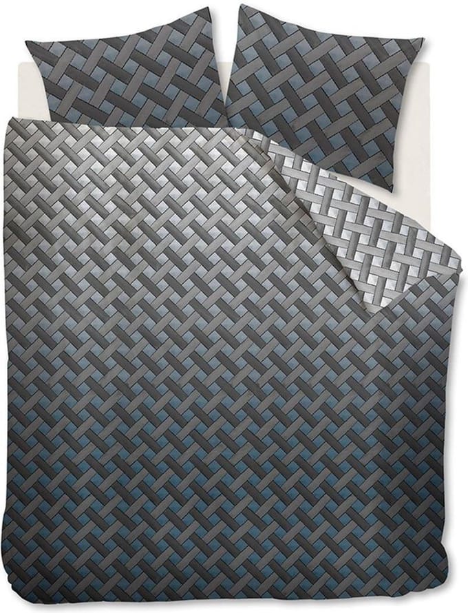 Beddinghouse Dekbedovertrek Padded Blue Grey - 260 cm x 200/220 cm