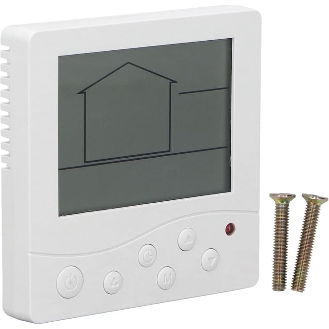 Panneau de Commande de Température de Climatisation Interrupteur Système Contrôleur Intelligent 180?260 V white