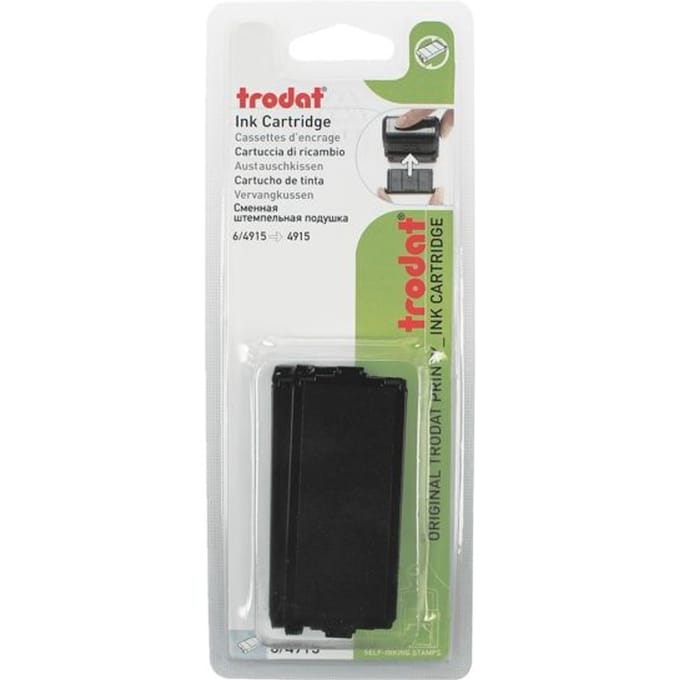 Stempelkussen Trodat Printy 6/4915 2 stuks zwart
