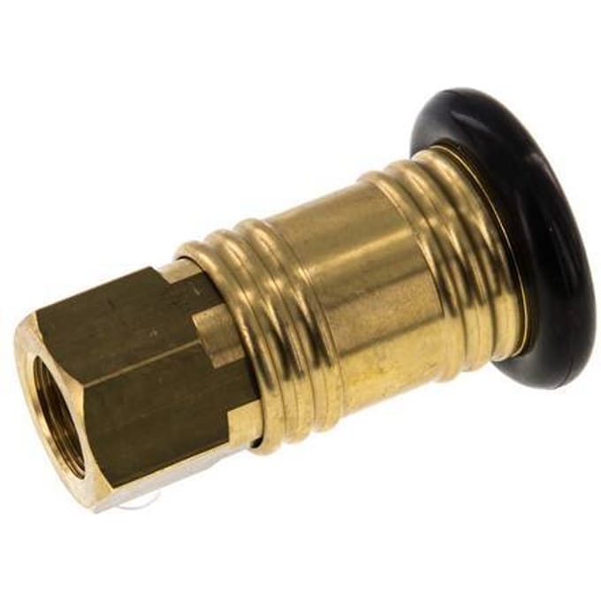 Messing DN 12 Luchtkoppeling Snelkoppeling G 1/2 inch Binnendraad - CLS12-F-B-012