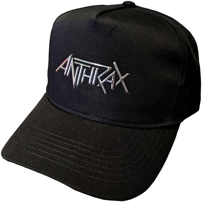 Anthrax Unisex Adult Logo Baseball Cap One Size black