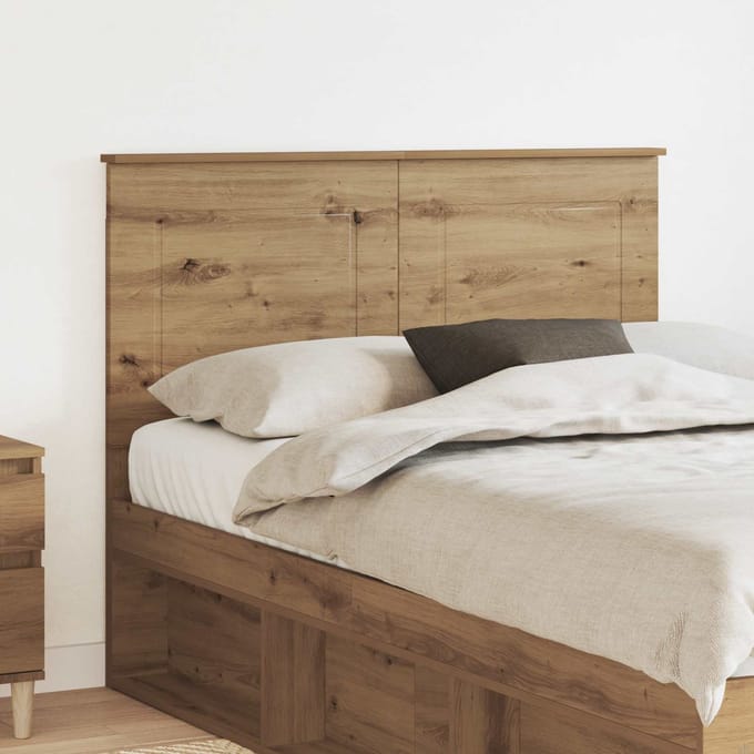 vidaXL - Hoofdbord - Artisan - Eik - Geconstrueerd - hout
