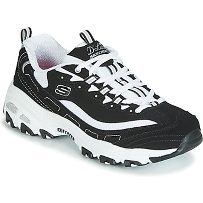 Skechers - D'Lites Biggest Fan - Dames - Sneakers - Zwart