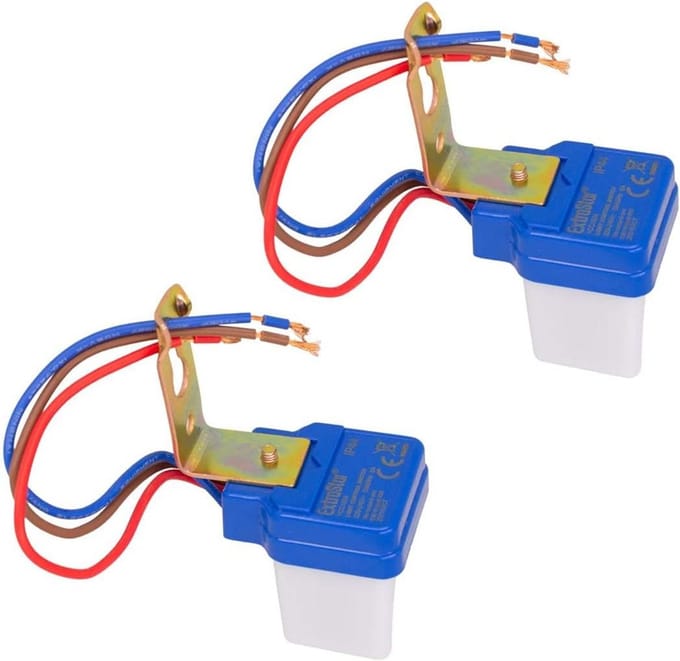 Schemeringssensor Lichtsensor Buiten en Binnen - Automatische Verlichting Aan/Uit
