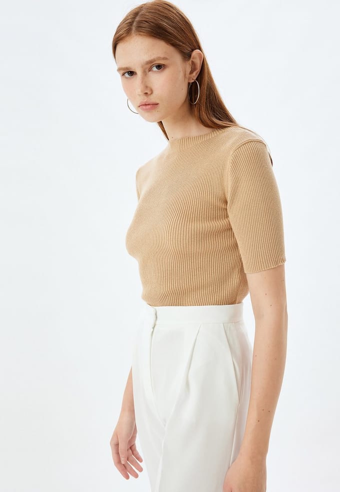 Ronde kraag Normaal Sweater