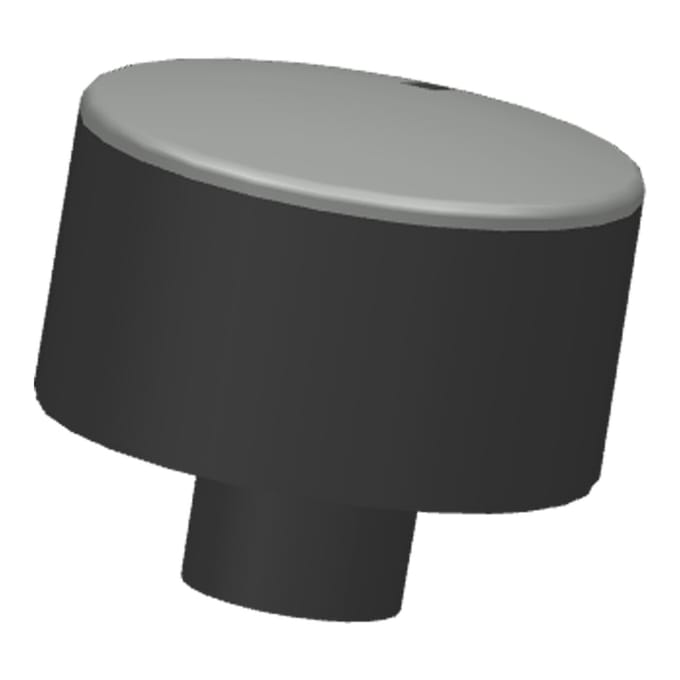 AEG knop, index, zwart 140240241038