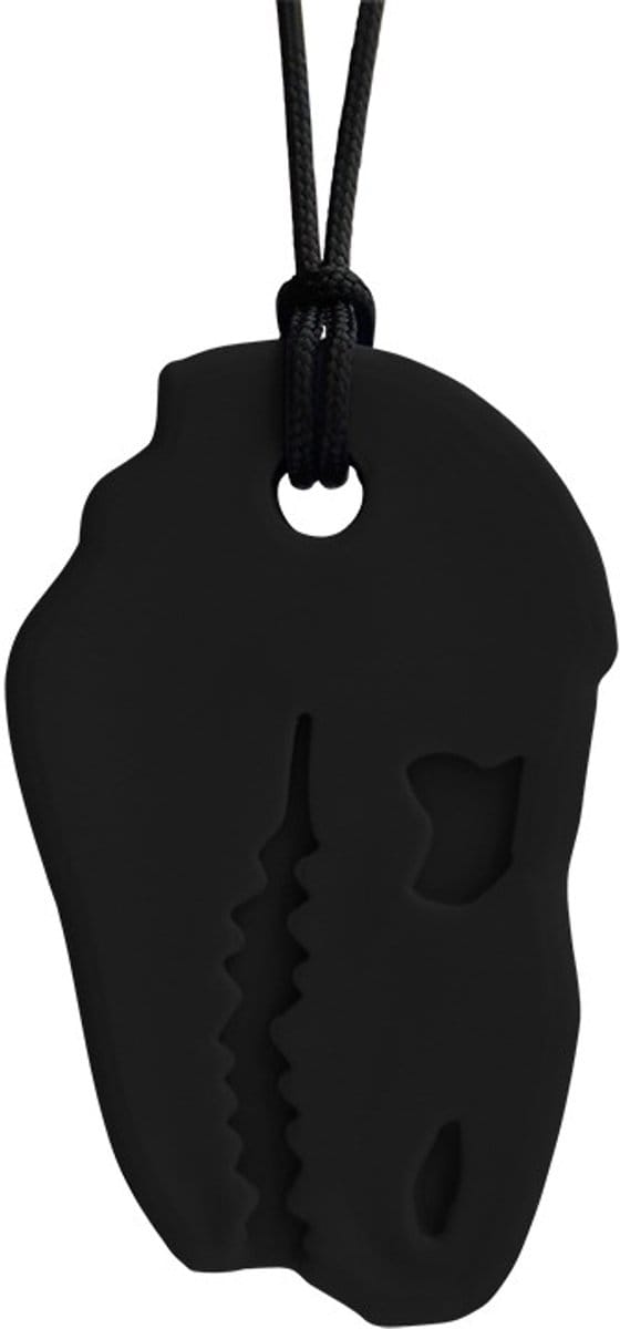 ARK Therapeutic kauwketting T-Rex zwart sensorisch speelgoed XT medium.