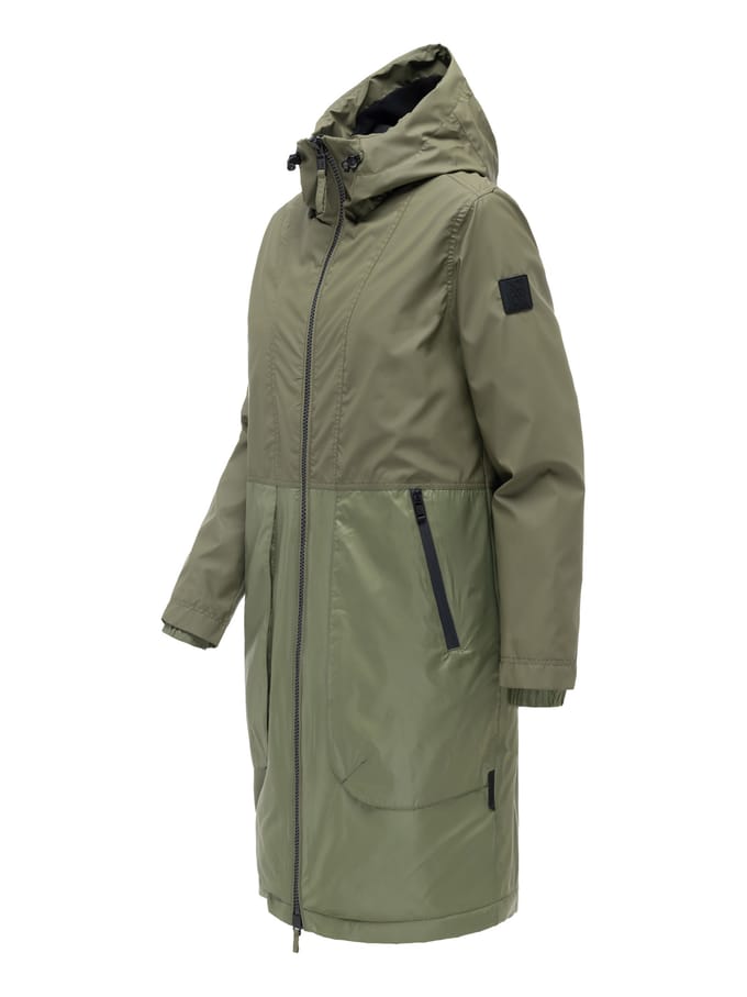 Navahoo dames parka tussenjas Edelumhang met capuchon