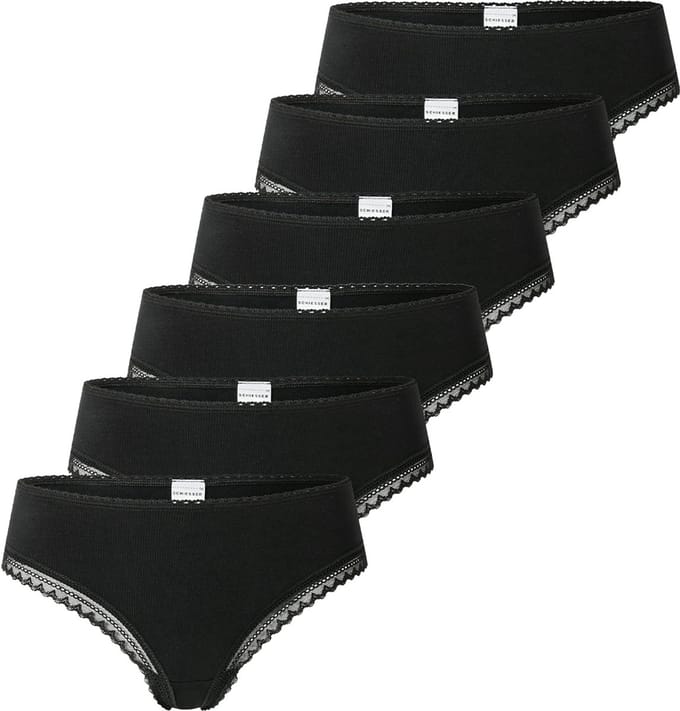 Schiesser Dames string 6 pack 95/5 Modern Cotton