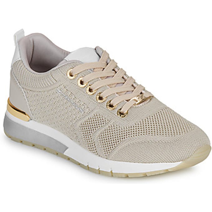 Tom Tailor - Sneaker met mesh inzetstuk - Maat 37 - ltsand
