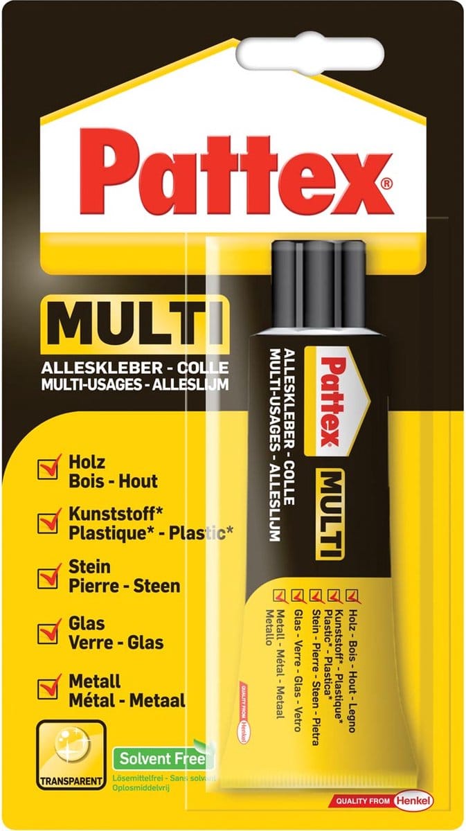 Alleslijm pattex multi 50gr | 6 stuks