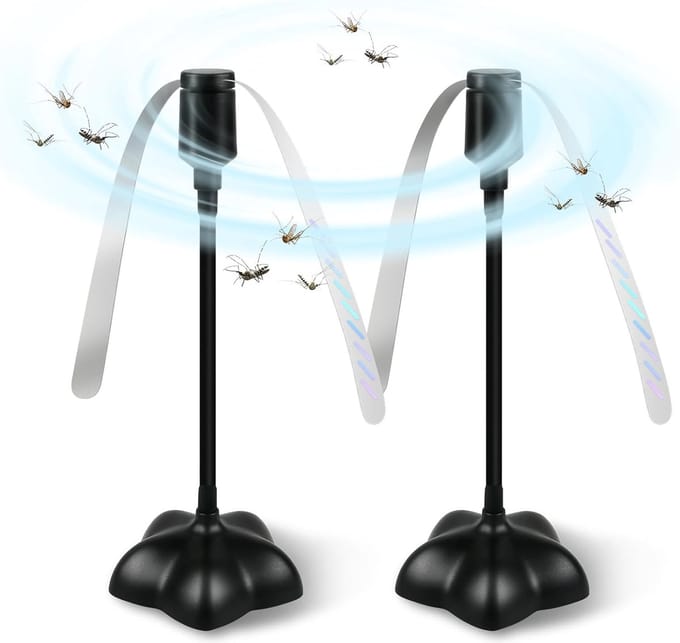 Vliegenverjager - Tafel - 2 Stuks - Insecten - Bescherming - Ventilator