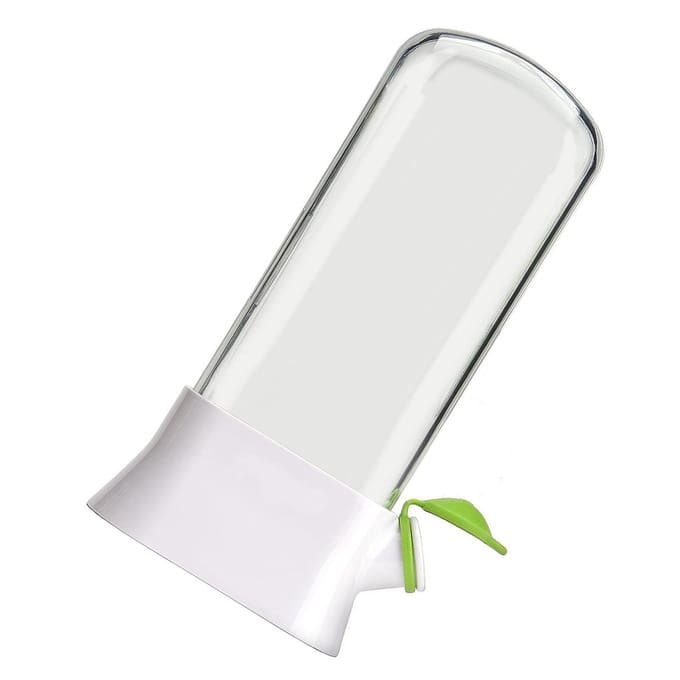 Kruidenbewaarder voor Koelkast Plastic Kruidenbewaarpod Cilantro Bewaarcontainer voor Munt Peterselie Asperges white