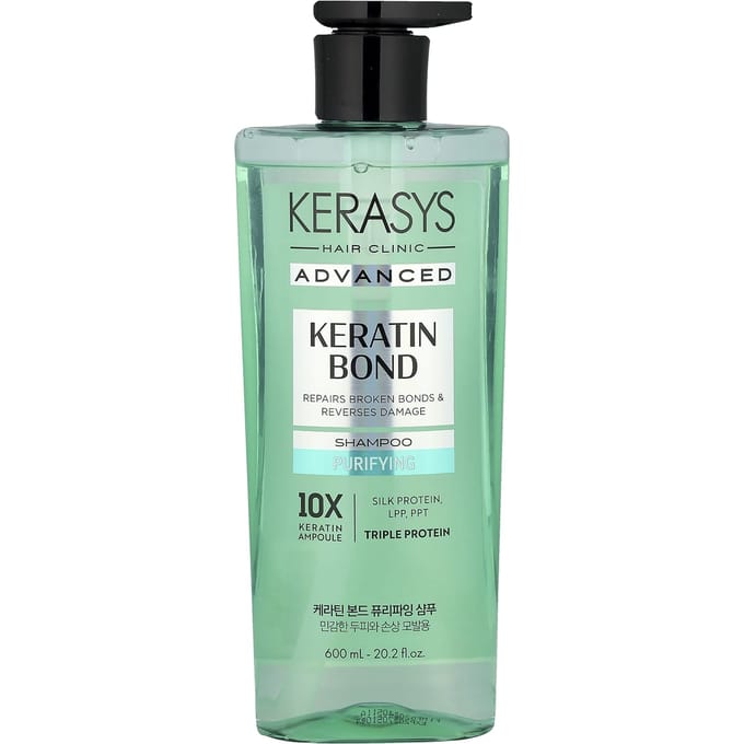Geavanceerde Keratine Bond Shampoo, Zuiverend, 600ml (20.2 fl oz) beige