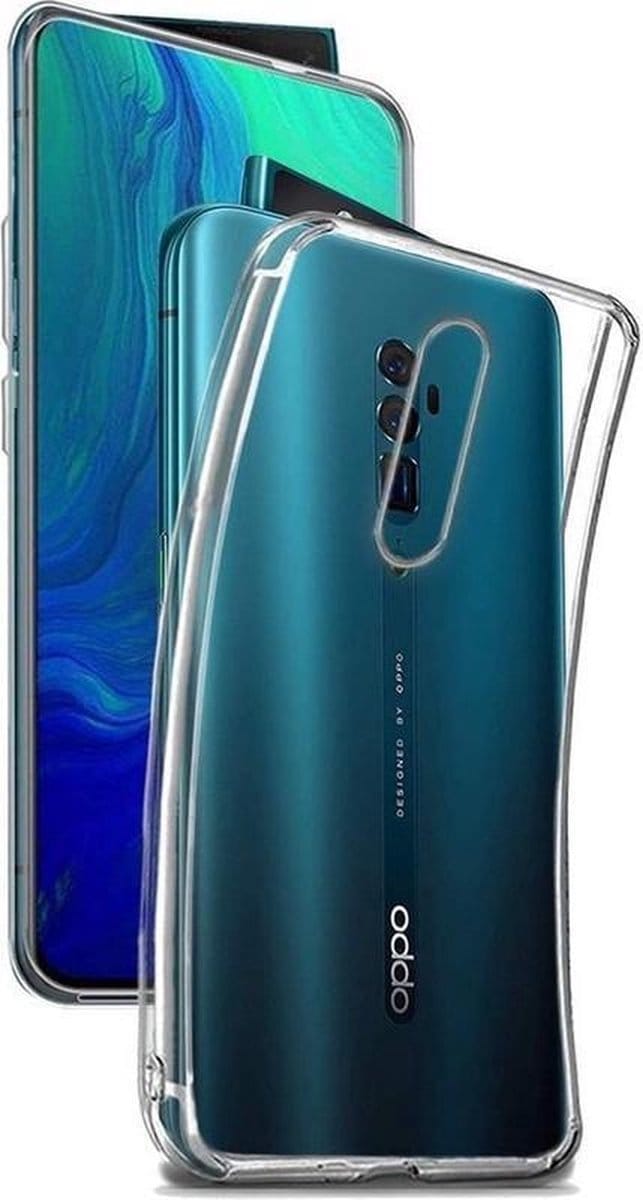 Hoesje Geschikt voor: Oppo A52 - Silicone - Transparant
