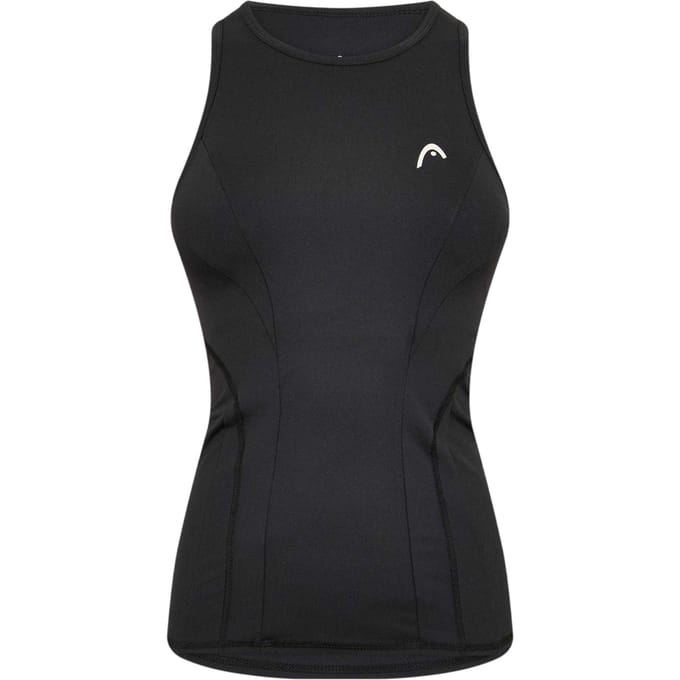 Head Vrouwen/dames Racerback Tank Top (Zwart)