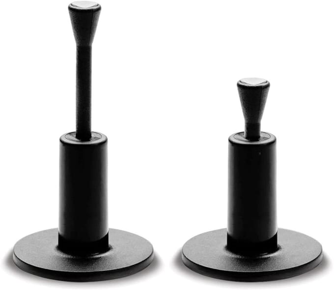 Verstelbare Golf Tee - Golf Oefen Tee - Golf Training - Eén Tee Voor Alle Clubs - 2 Stuks - Zwart