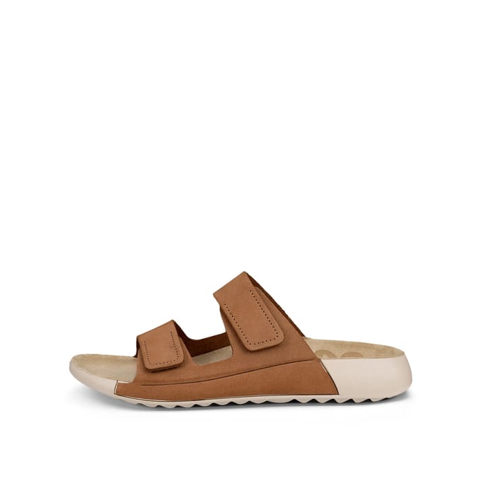 Nubuck Sandalen Met Twee Bandjes Dames Ecco Cozmo