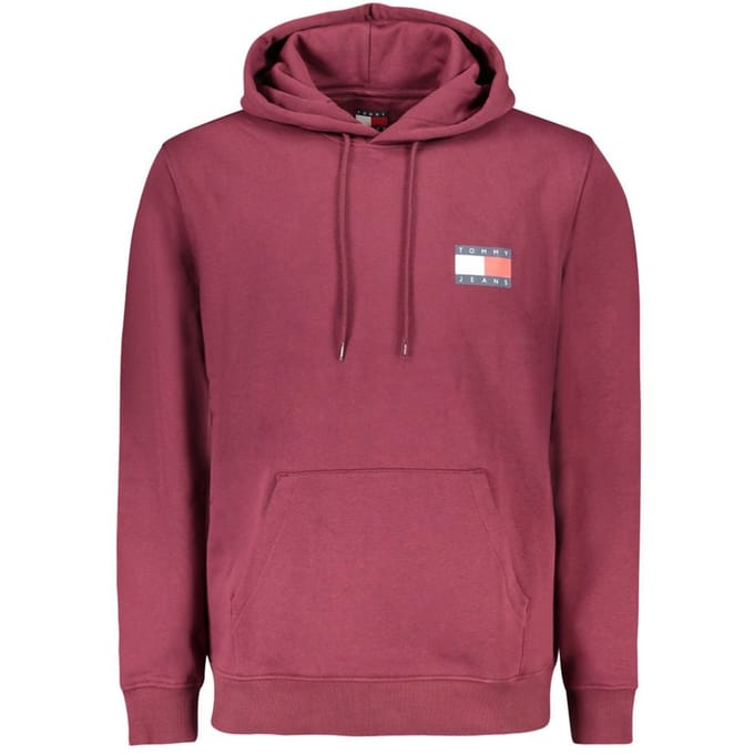 Tommy Hilfiger Rode Katoenen Heren Hoodie