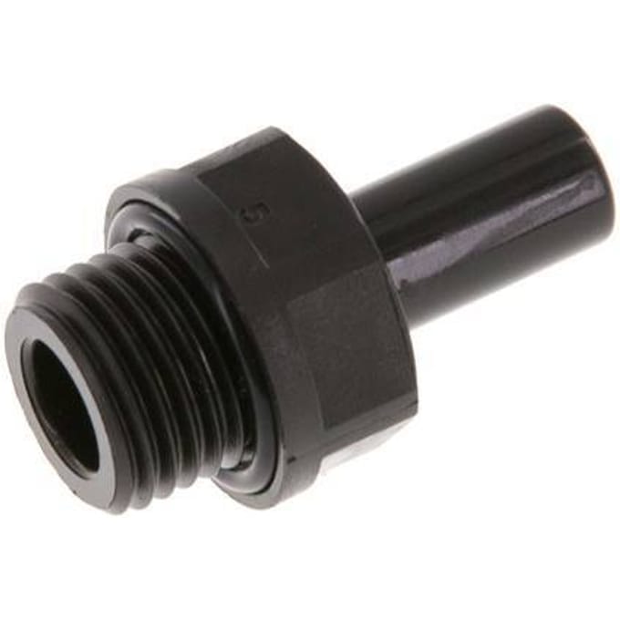 8mm x G1/4'' insteekfitting POM buitendraad NBR [5 Stuks]