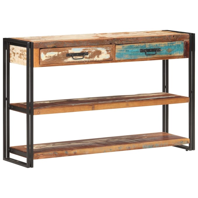 vidaXL - Dressoir - 120x30x75 - cm - massief - gerecycled - hout