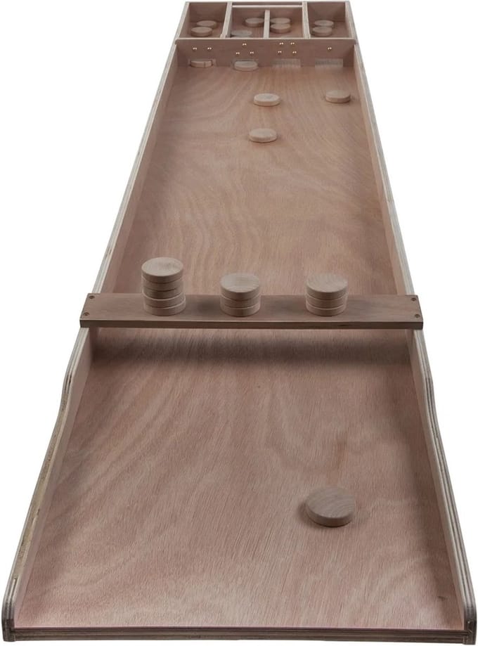 Sjoelbak 200 cm basic - ThysToys Wedstrijdsjoelbak met 30 sjoelstenen