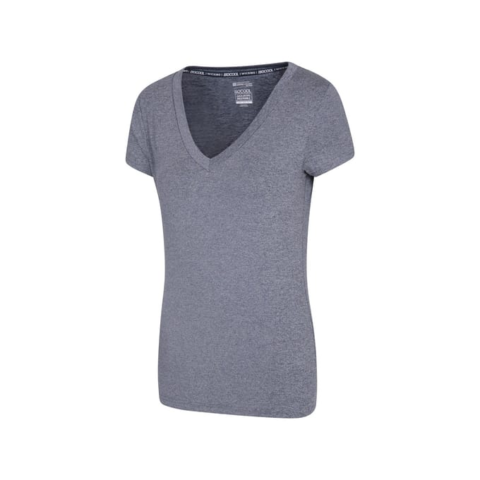 Mountain Warehouse Dames/Dames Vitaliteit V Hals T-shirt (Marine)