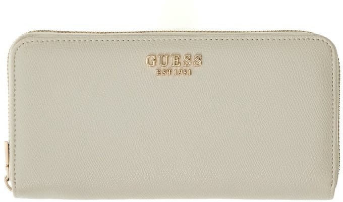 GUESS portemonnee Amorette SLG Zip Around Wallet Cream White crème