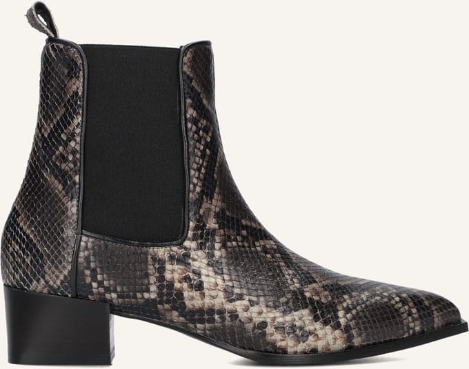 Notre-V 36026 Enkellaarsjes Dames - Grijs - Maat 41