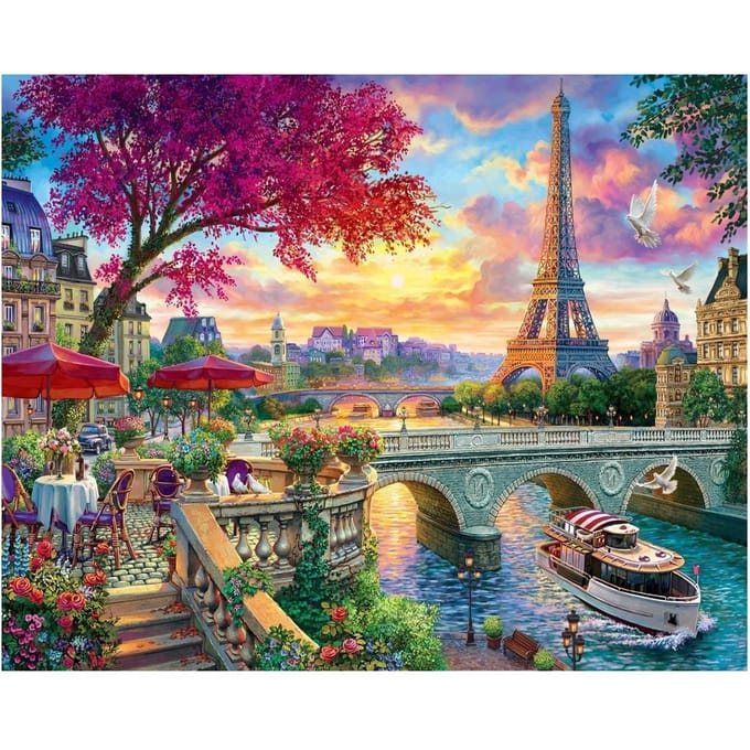 Schilderen op nummers "Diner aan de Seine"