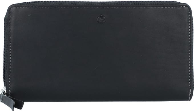 Esquire Esquire Dallas Portemonnee Leer 19 cm - Dames - Horizontaal - schwarz