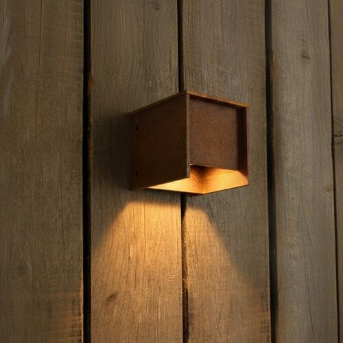 KS Verlichting Wandlamp - Core buitenlamp - Cortenstaal - GU10 - Muurlamp