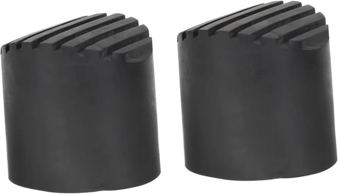 Ladder Voetbescherming - Antislip Mat - Stabiliteit Verhogend - Verdikt Ontwerp - 2 Stuks - Zwart