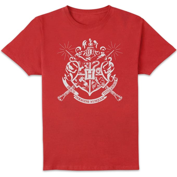Harry Potter Hogwarts T-shirt - Rood - S