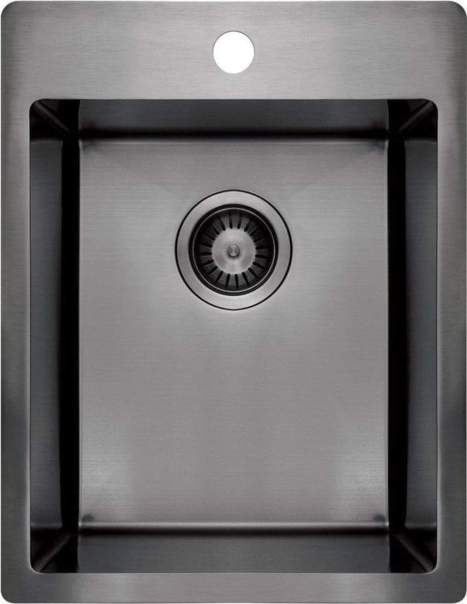DEANTE Olfato Precious Spoelbak 390x505x200 mm staal kleur titanium