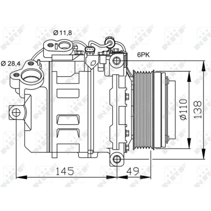 Compressor, airconditioning NRF 32533