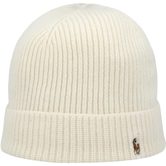 Polo Ralph Lauren Pony Gebreide Muts Pc1564 106 PC1564-106 white
