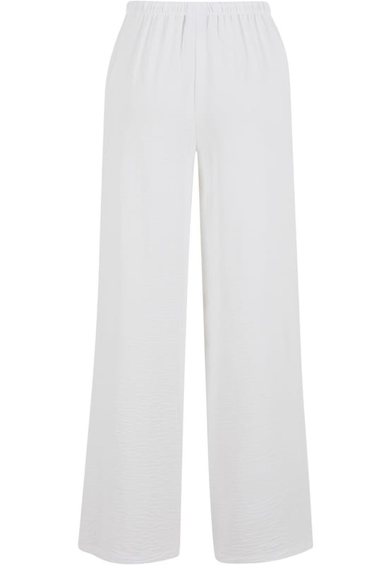 Urban Classics Stoffen broek - Structured Trousers - XS tot 4XL - voor Vrouwen - wit