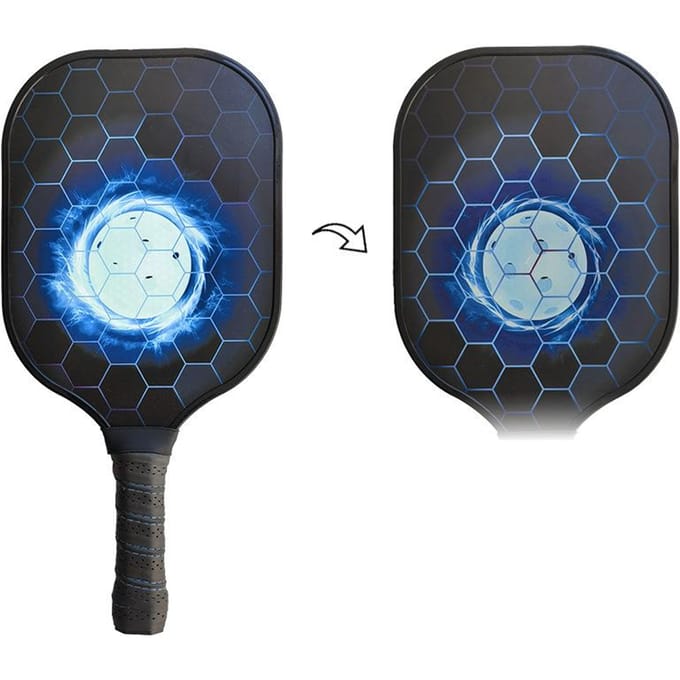 Glasvezel Pickleball Bat Set Hoge Kwaliteit Peak Racket Shot black