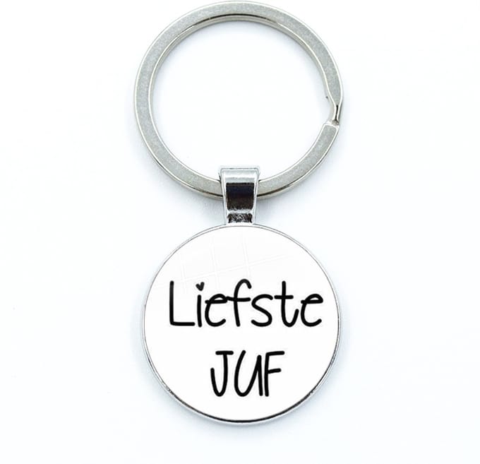 Sleutelhanger voor juf - Liefste Juf