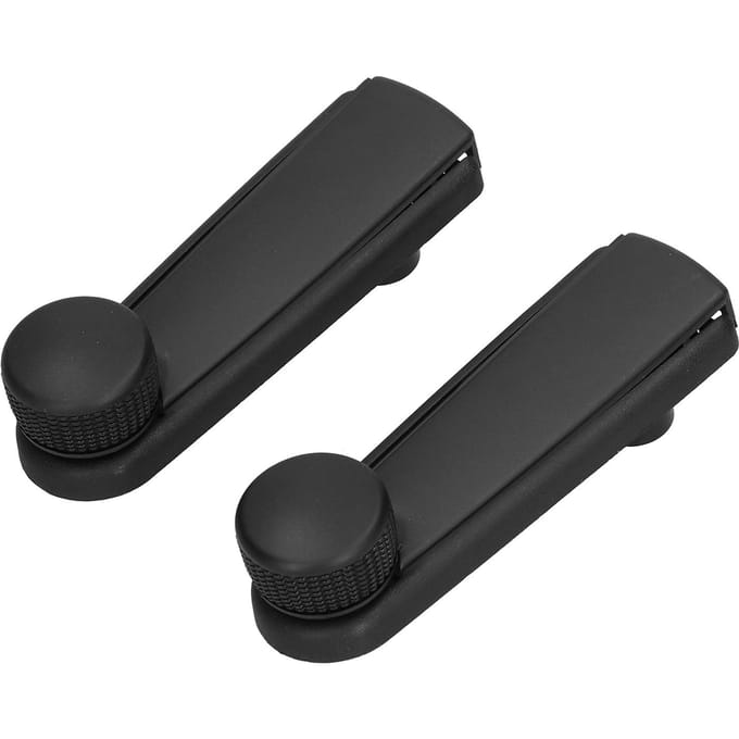 2PCS Manivelle de lève-vitre de voiture 357837581 Remplacement pour Carrado Transporter T4 black
